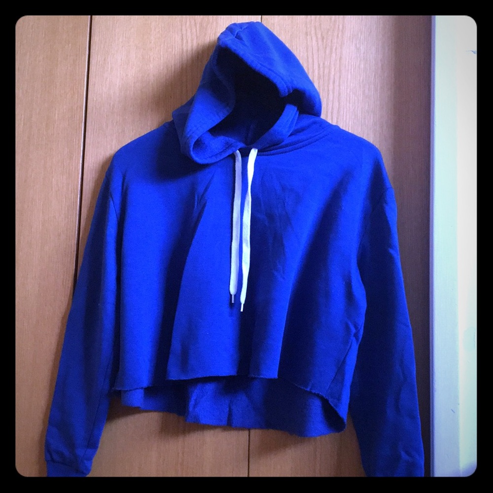 Royal Blue Crop Top